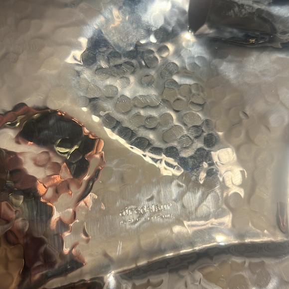 airedelsur Leaf serving Tray With Horn Signed 20.5” W X 13.5”H - Picture 12 of 12